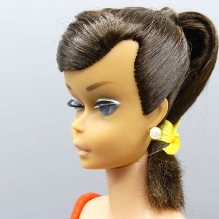 Barbie Swirl Ponytail Brunette Vintage Doll With American Girl Face