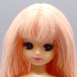 Takara Licca pink haired doll